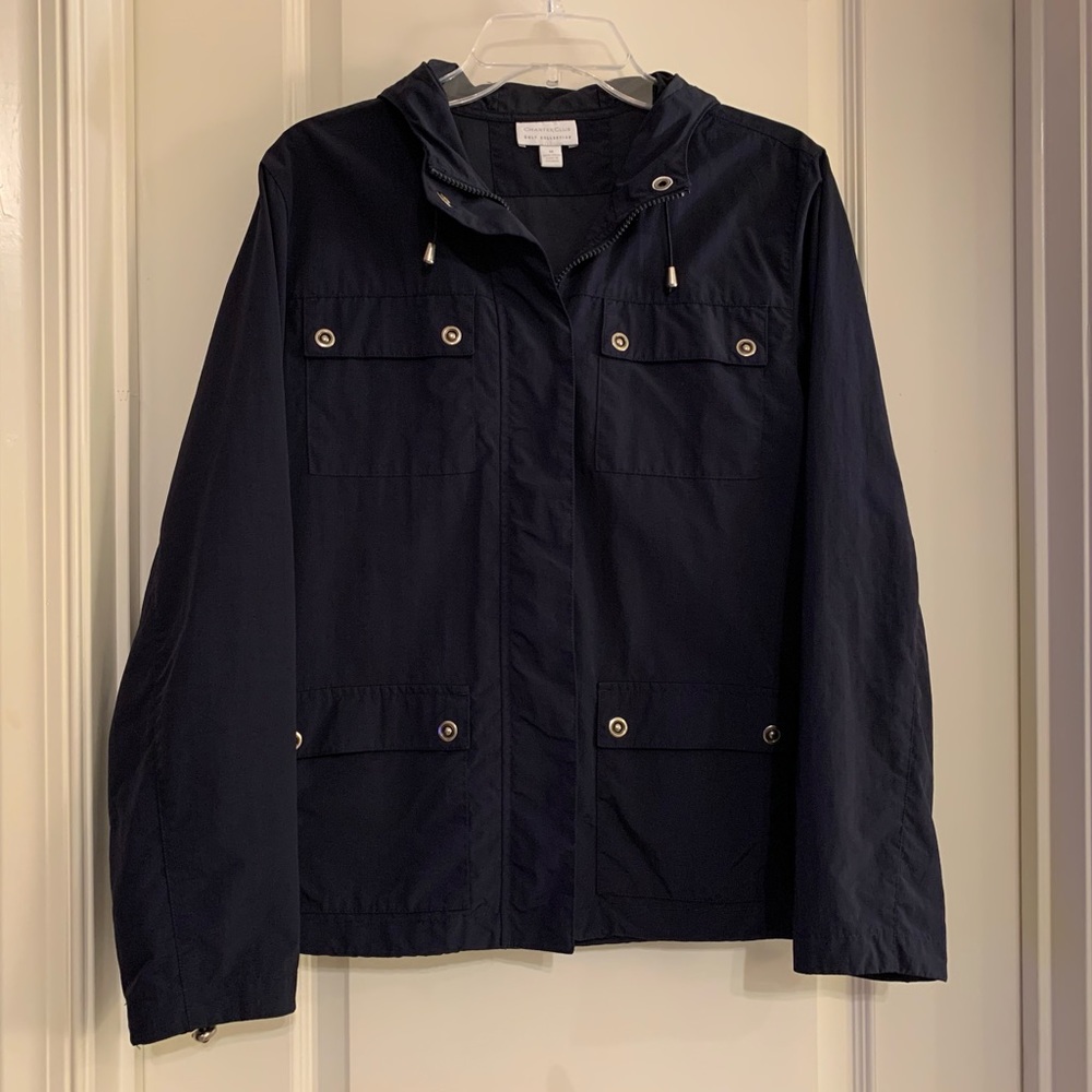 Charter Club Blue Long Sleeve Jacket